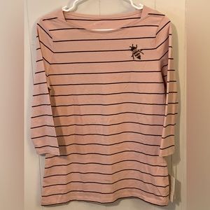 NWT A New Day 3/4 Sleeve Tee with a bling Bee , size M